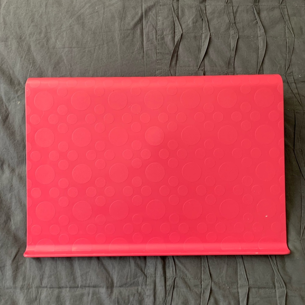 Pink ikea laptop stand